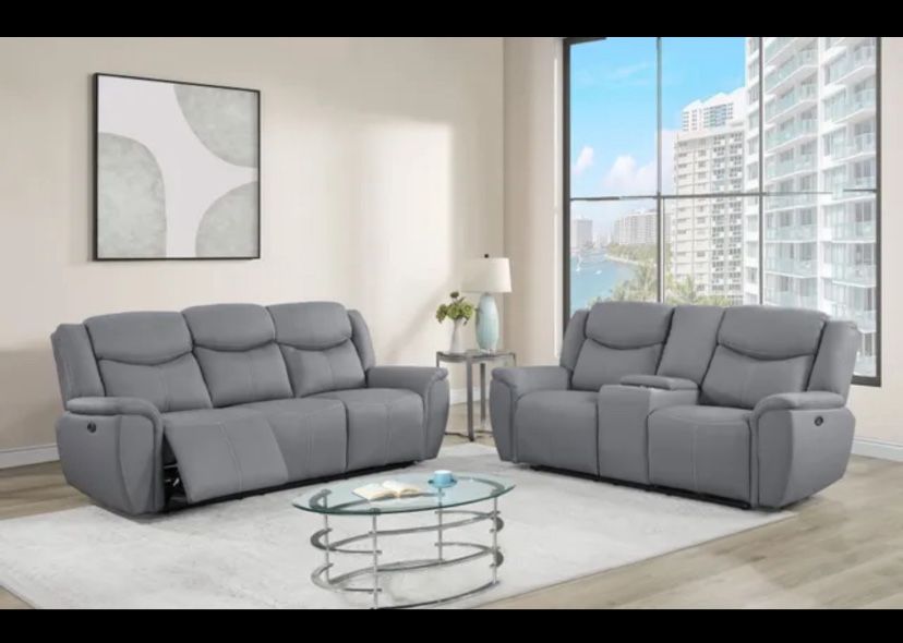 Reclining Sofa And Loveseat Couch Set With FREE RUG 