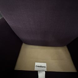 Purple Accent Chair and Matching Leg Rest