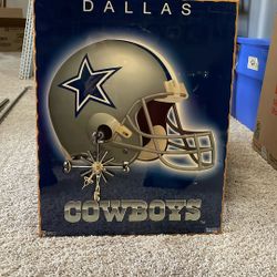 Vintage Style DALLAS COWBOYS Wall Clock