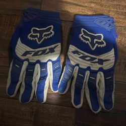 Fox Racing Gloves Blue