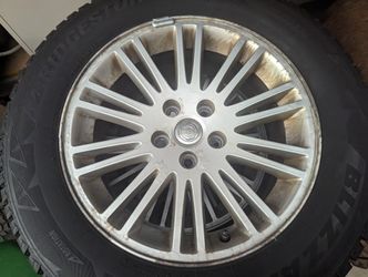 Snow Tires And Rims. Chrysler 300