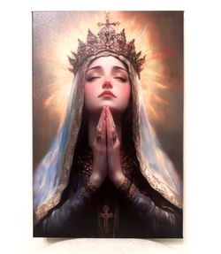 Virgin Mary Wall Art Canvas 💫Like New💫