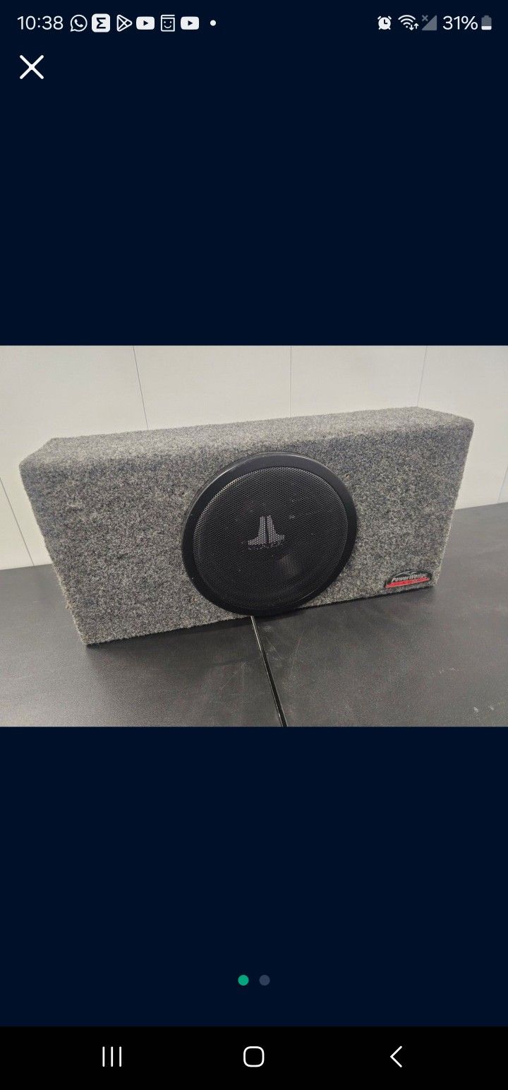 JL AUDIO POWERWEDGE 8 INCH SUBWOOFER