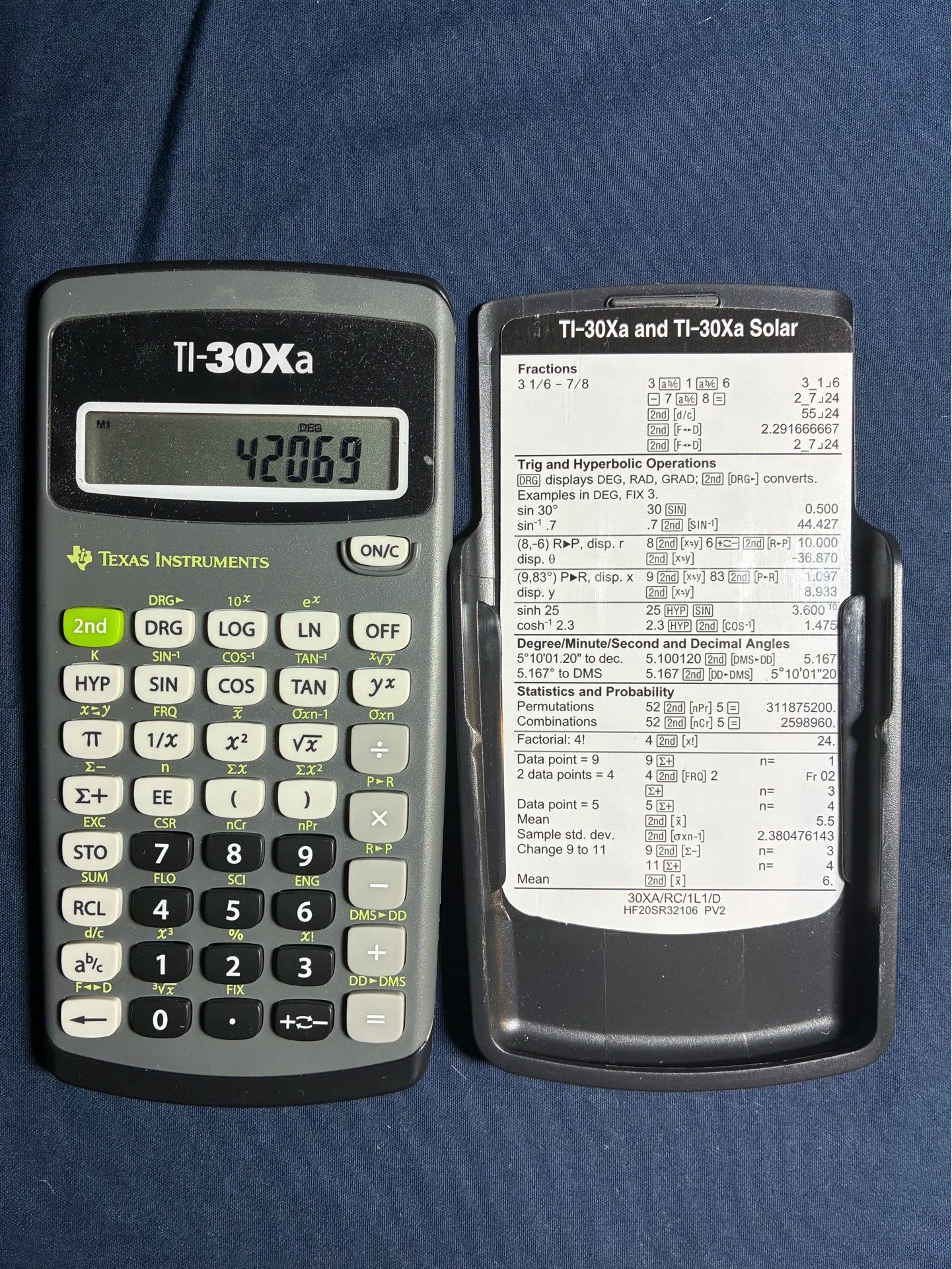 TI-30Xa Calculator