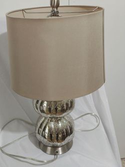 Mercury glass lamp