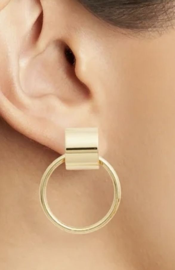 Jenny Bird Faye Hoop Earrings New