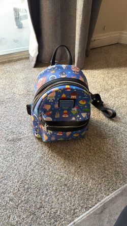 Disney Parks Loungefly Backpack Pixar Cars, Toy Story, Wall-E, Up, Incredibles