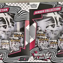Pokemon White Flare Binders