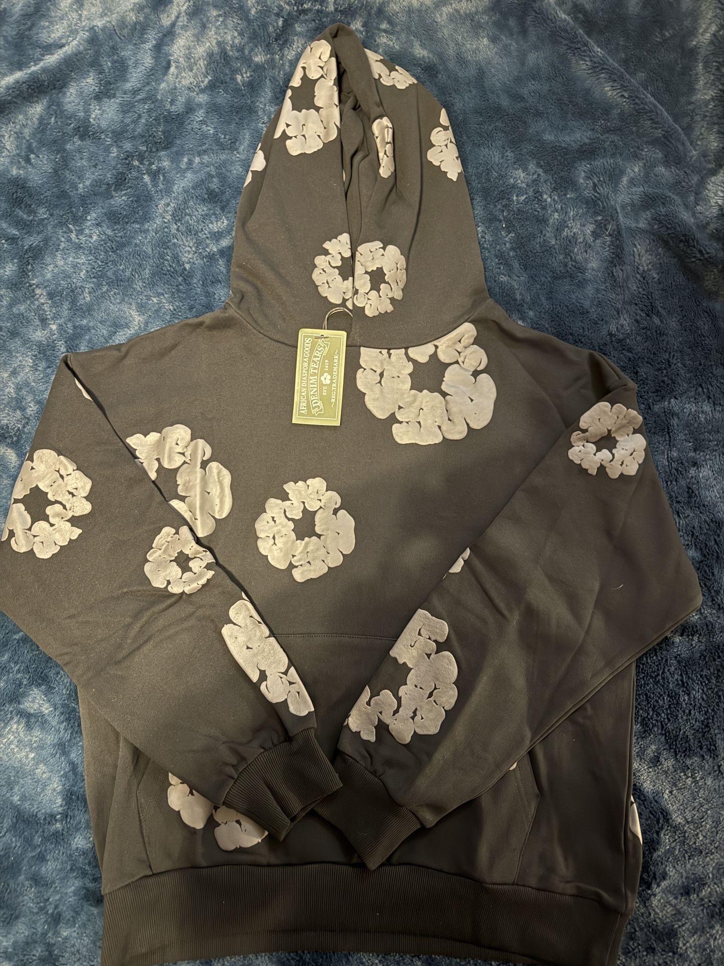 Black Denim Hoodie