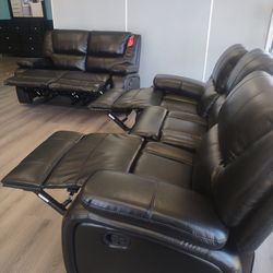 New recliner sofa and loveseat both on sale now don't miss