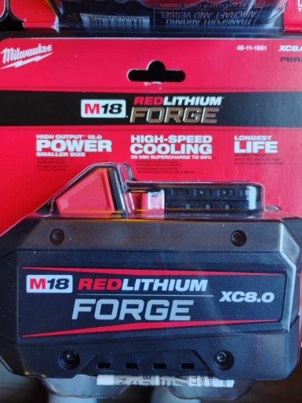 Milwaukee M18 Forge XC 8.0 Battery