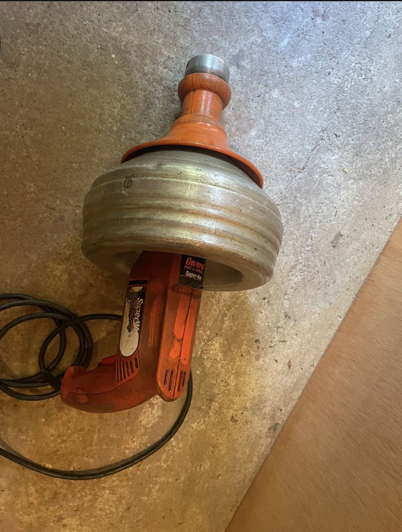 General Pipe Cleaners SV F Super Vee Electric Drain Cleaning Machine