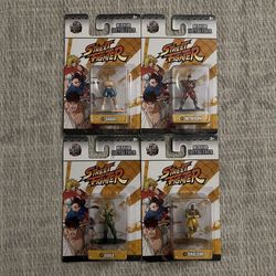 Jada Toys Nano Diecast Capcom Street Fighter Metalfig 1.5" Figures NEW
