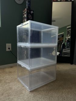 clear sneaker display boxes
