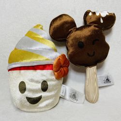 Disney Parks Treats Plush Toys Mickey Ice Cream Dole Whip