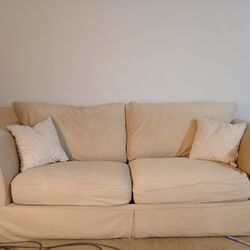 Beige couch 