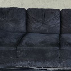 Comfy Black Couch 