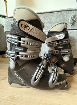 Tecnica EntryX 5.1 Alpine Ski Boots Mondopoint 24 Black/Gray