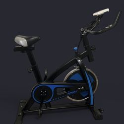 Used XtremepowerUS Stationary Fitness Exercise Bike 22lbs Flywheel Workout Machine Monitor