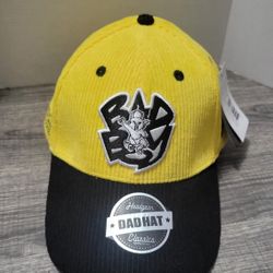 Bad Boy Classics Yellow & Black Corduroy Snapback Hat