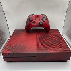 Microsoft Xbox One S Gears of War 4 Limited Edition 2 TB Crimson Red Console