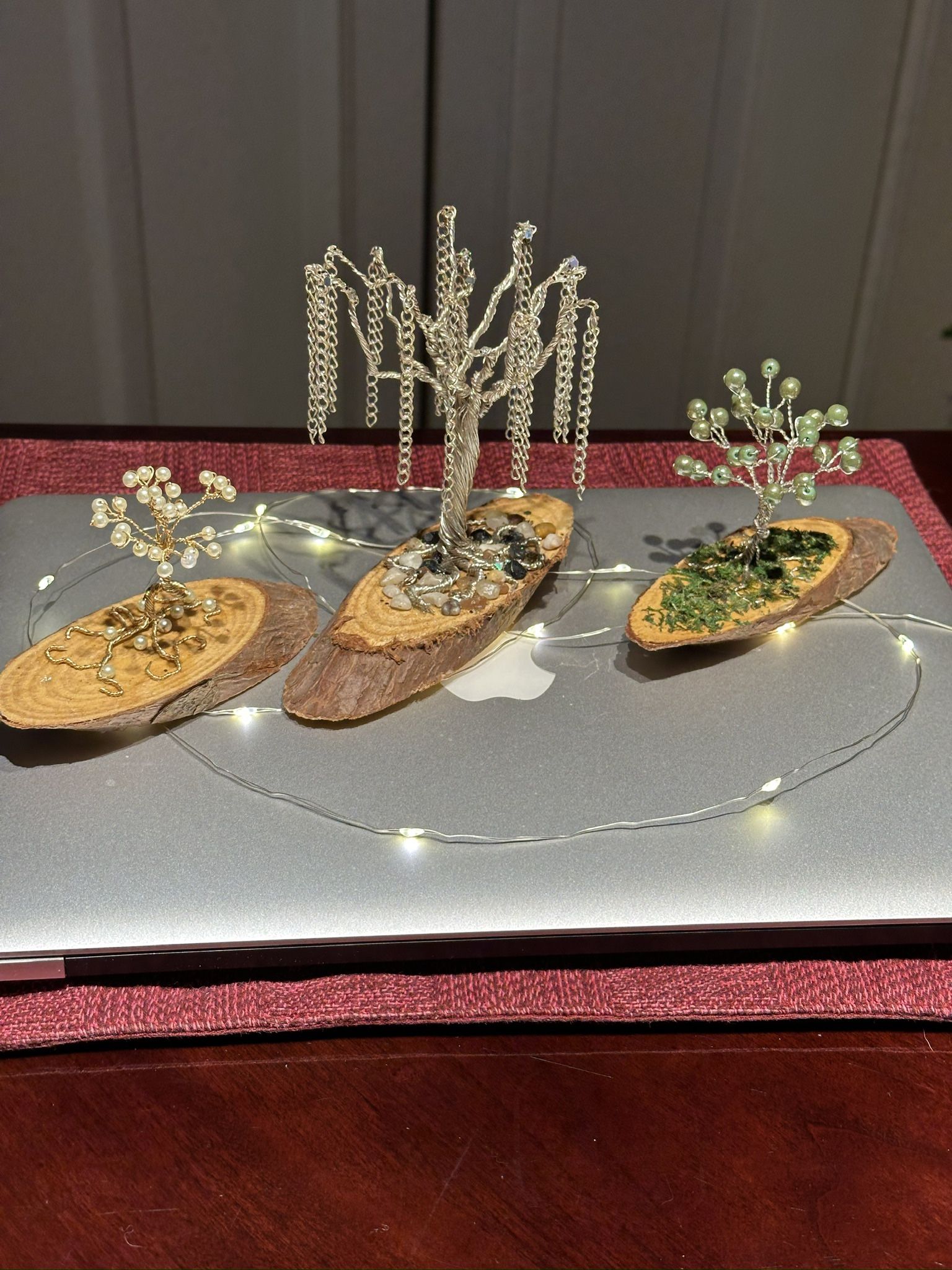 Wire bonsai trees
