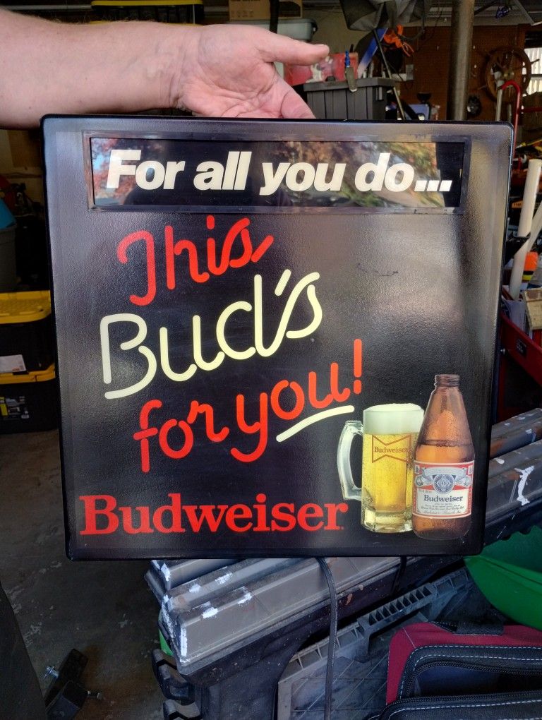 Budweiser Beer Bar Light