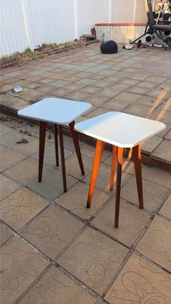 Two small tables