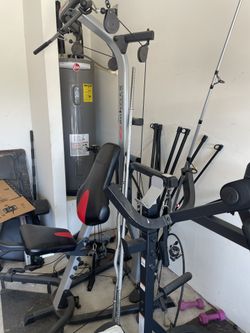 Bowflex and Work Bench