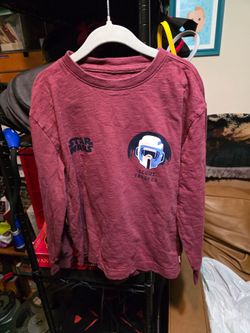GAP STAR WARS Boys LS T size Small