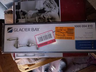 Glacier Bay kitchen wall mount faucet