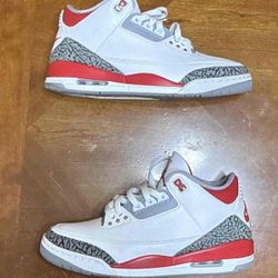 Nike Air Jordan 3 Retro Fire Red 2022 Men's Size 10.5 