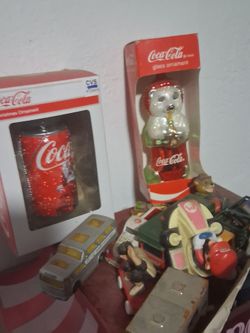 Coca cola ornaments