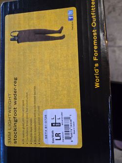 New  L R cabelas 3mm neoprene waders.