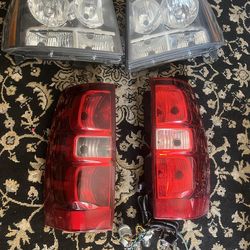 suburban headlights+taillights