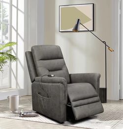 POWER LIFT CHAIR WITH SIDE POCKET & REMOTE CONTROL