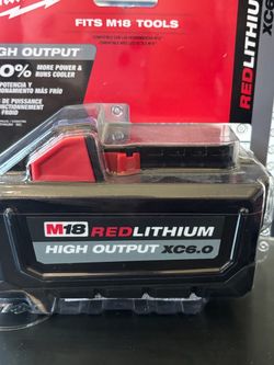 Milwaukee battery red lithium 6.0