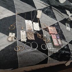 5$$ Each Gold Palated  Fashion Jewelry  Sterling Silver ZIRCONA