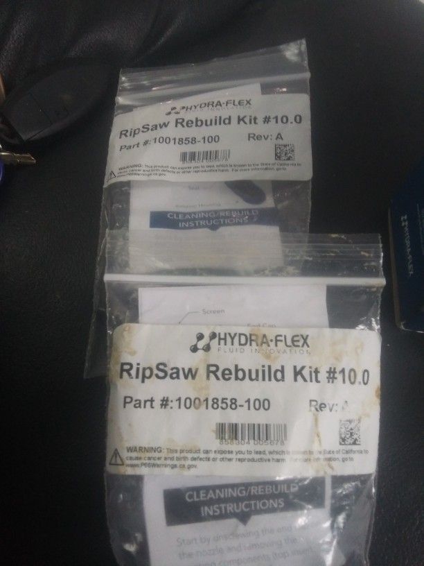 2 Rebuild Kits For A Rip Saw Hydro Excavation Nozzle
