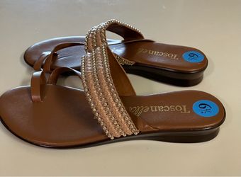 Toscanella leather sandals size 6.5