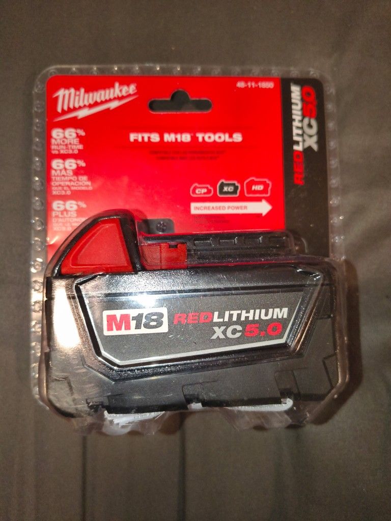 Milwaukee M18 Xc 5.0 Battery