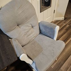 Baby Rocking Chair With Rocking Ottoman