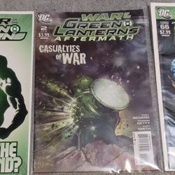 Green Lantern 3 Comic Book Lot War Aftermath Hero Movie Show 67 