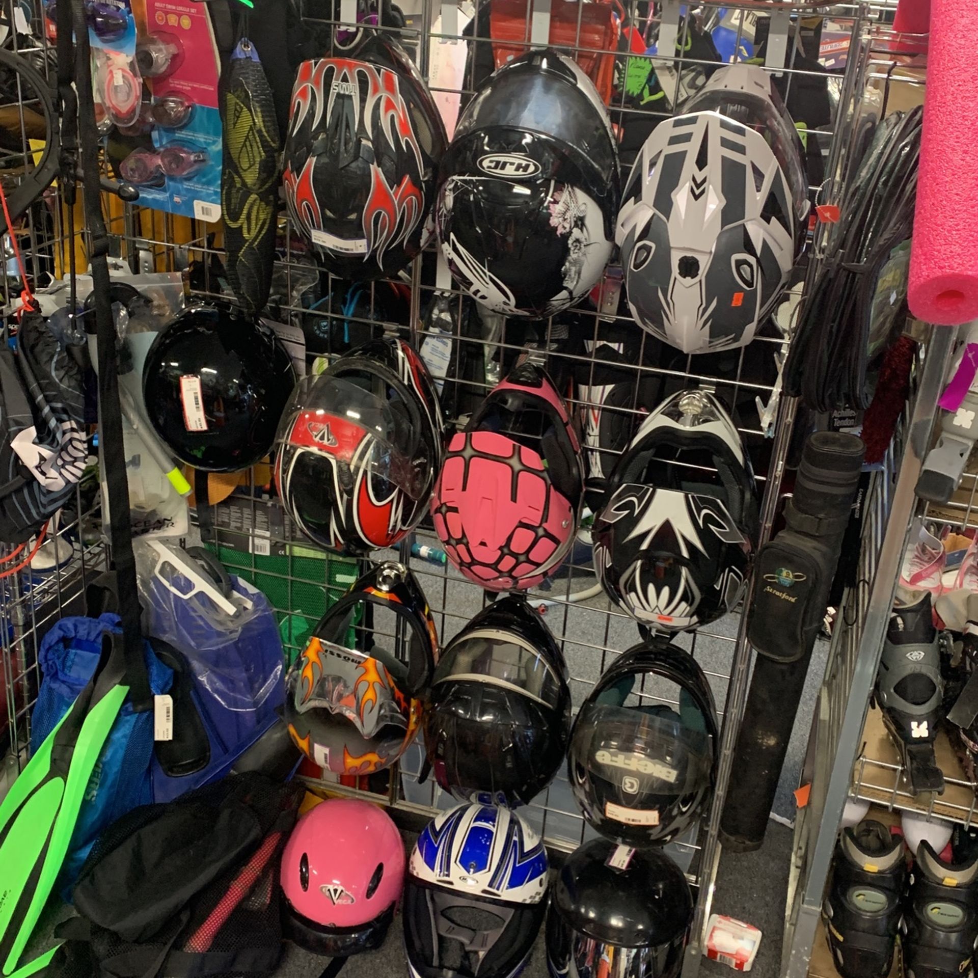 Motorcycle helmets