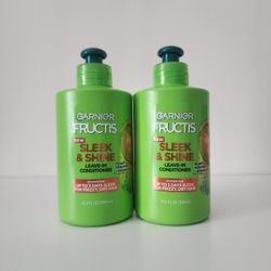 2 Garnier Fructis Leave In Conditioner 