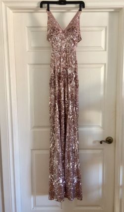 Rose Gold Prom Dress
