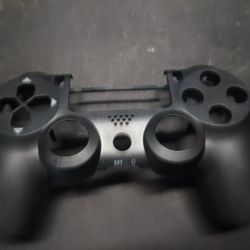 PS4 Controller Replacement Black Faceplate Front Only With Buttons 