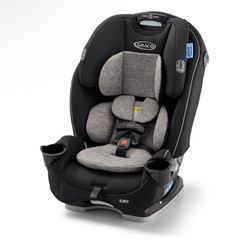 Graco Slimfit 3-in-1 Convertible Car Seat, Ultra-Space-Saving Design, Jarret, Suitable for Rear and Forward-Facing, Highback Booster Seat with 10-Posi