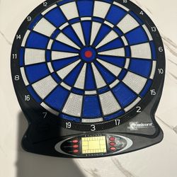 Dart Board With Darts