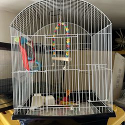 Bird Cage & Fish Tank 